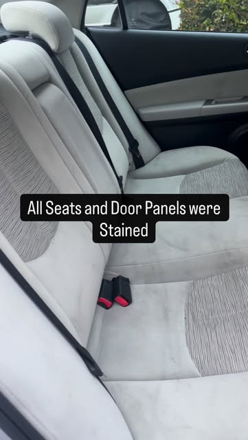 Stained seats — before